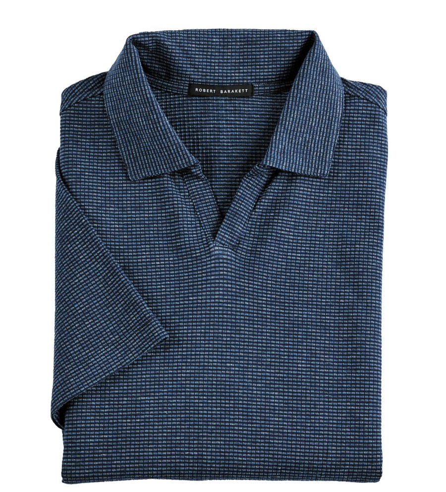 Robert Barakett Robert Barakett Holder Shirt Navy Clearance