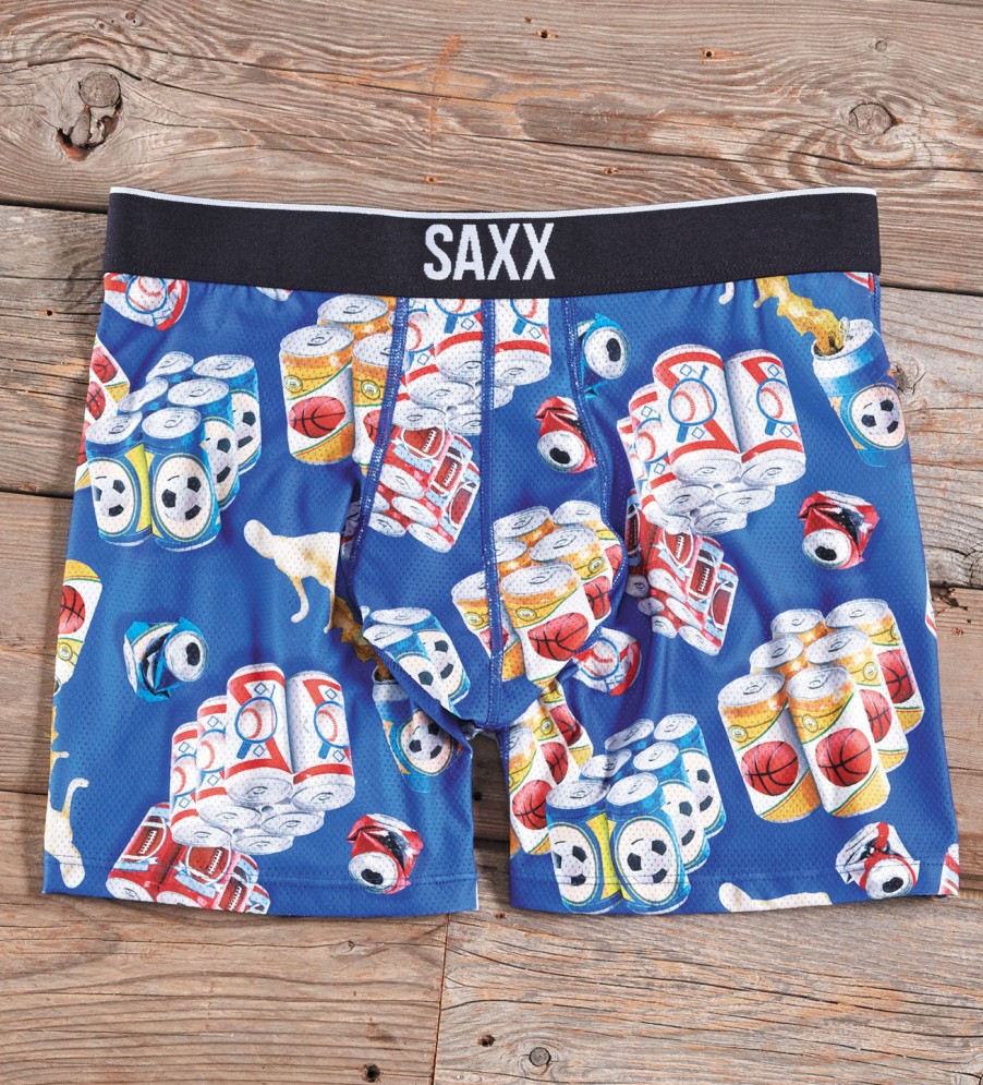 SAXX Saxx Six Pack Volt Boxer Briefs Blue Clearance