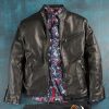 Robert Graham Robert Graham Kilburn Leather Jacket Black Wholesale