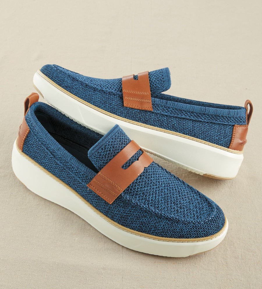 Cole Haan Cole Haan Grandpro Topspin Penny Loafers Ensign Blue Wholesale