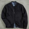 Robert Barakett Robert Barakett Elmdon Baseball Jacket Black New