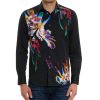 Robert Graham Robert Graham Long Sleeve Aurora Woven Shirt Black Best