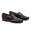 Martin Dingman Martin Dingman Maxwell Penny Loafer Black Clearance