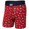 SAXX Saxx Fi Up Vibe Boxer Briefs Red New