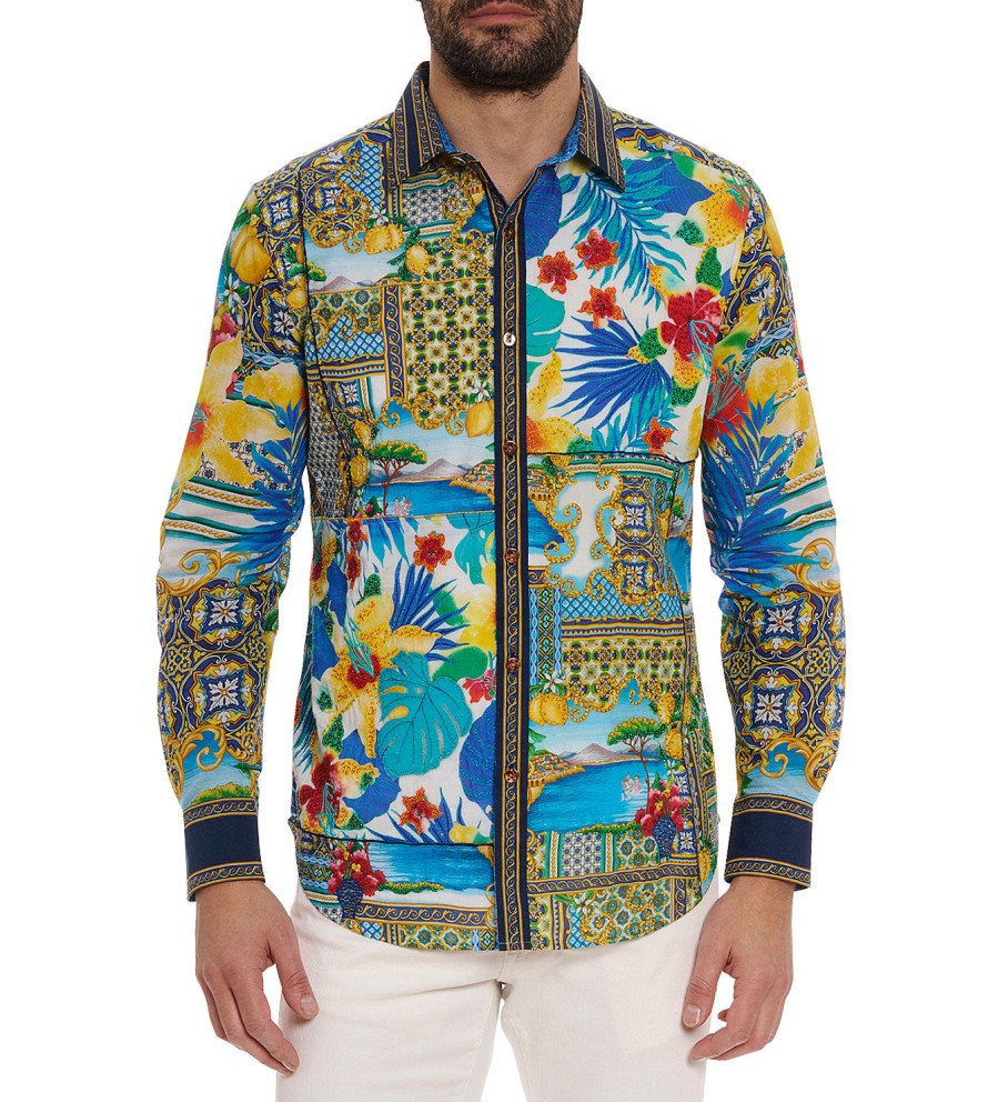 Robert Graham Robert Graham Long Sleeve Toast Coast Shirt Multi Online