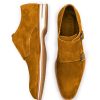 Zelli Zelli Leggera Sueded Goatskin Double Monk Strap Shoe Best