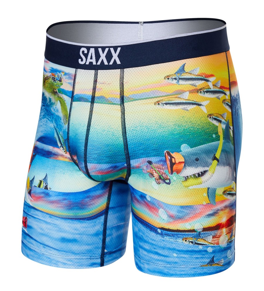 SAXX Saxx Locals Only Volt Boxer Briefs Multi Hot