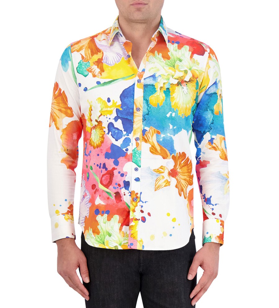 Robert Graham Robert Graham Long Sleeve Sorrentine Shirt Multi Hot