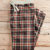 True Grit True Grit Lodge Plaid Flannel Pants Black/Red Hot