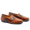 Martin Dingman Martin Dingman Bill Alligator-Grain Loafers Chestnut Online