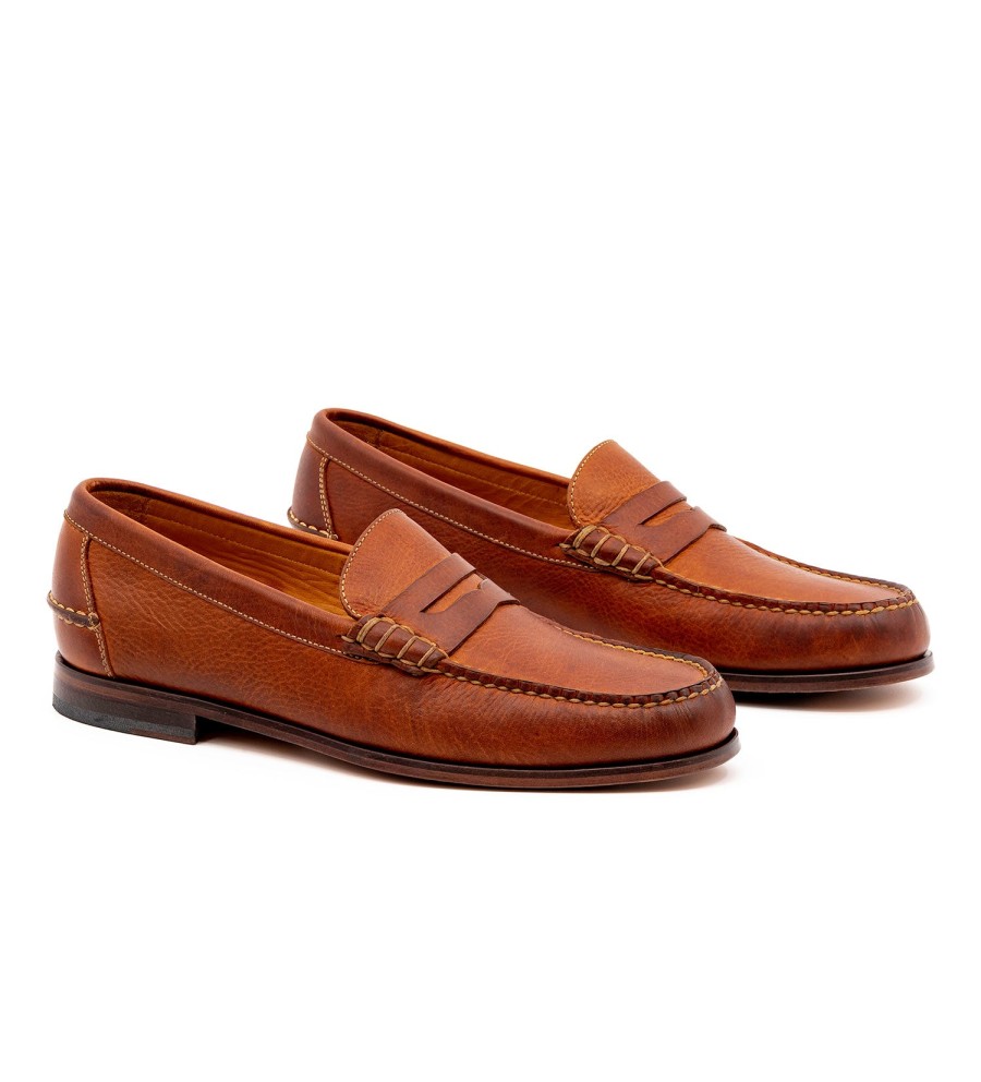 Martin Dingman Martin Dingman All American Penny Loafer Chestnut Hot