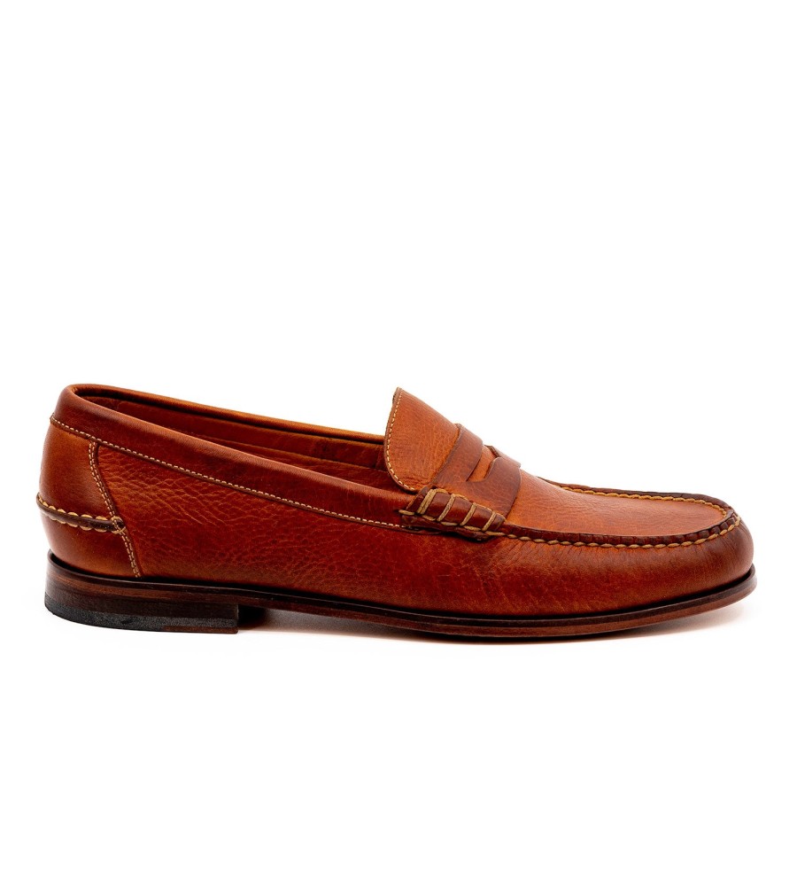 Martin Dingman Martin Dingman All American Penny Loafer Chestnut Hot