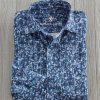 Patrick James Patrick James Chain Print Long Sleeve Sport Shirt Blue Hot