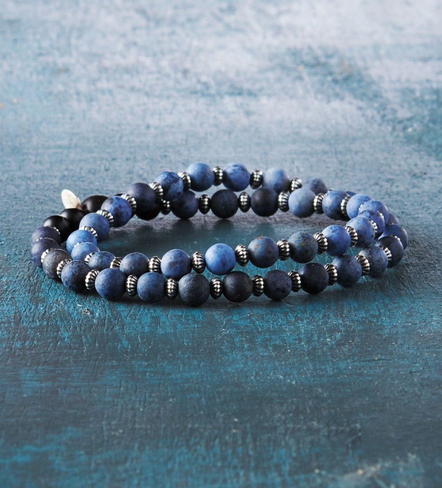 Kenton Michael Kenton Michael Bead Bracelet Blue Best