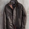 Remy Leather Remy Leather Three-Quarter Length Jacket Pitch/Rustic New