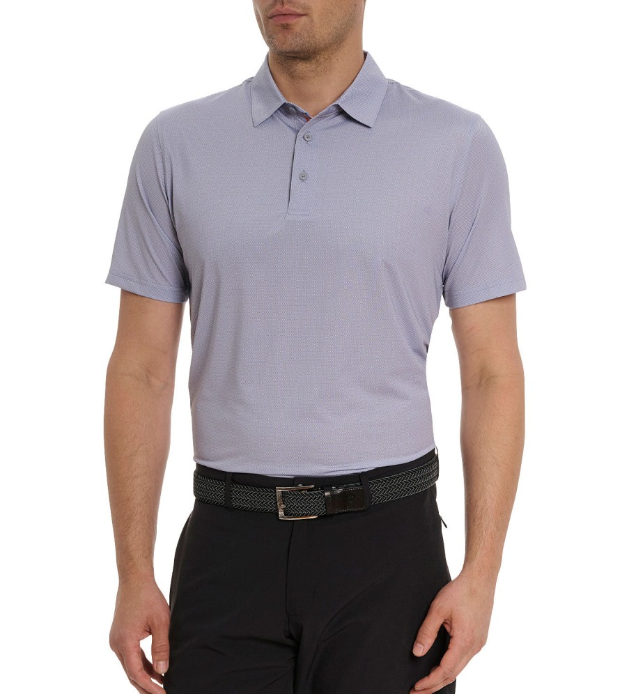 Robert Graham Robert Graham Short Sleeve Hyde Knit Polo Clearance