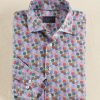 Calder Carmel Calder Carmel Tossed Floral Shirt Papaya New