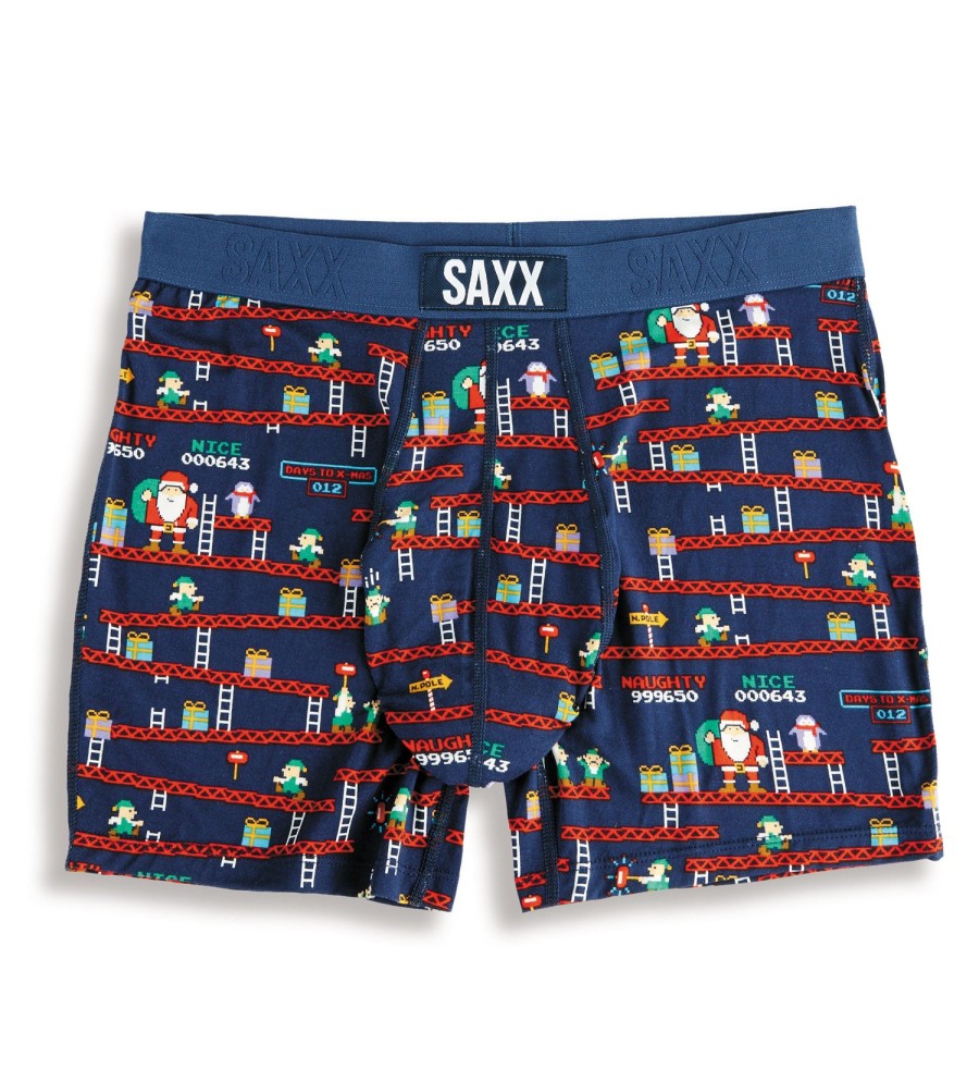 SAXX Saxx Vibe Santa'S Workshop Boxer Navy Wholesale