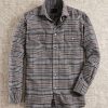 Calder Carmel Calder Carmel Plaid Flannel Shirt Black/Brown Hot