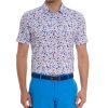 Robert Graham Robert Graham Short Sleeve Lucca Knit Polo Multi Clearance